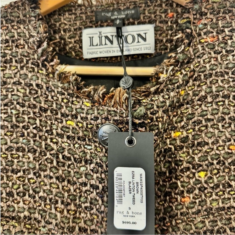 NWT Rag & Bone Ezra Tweed Blazer - Picture 9 of 10